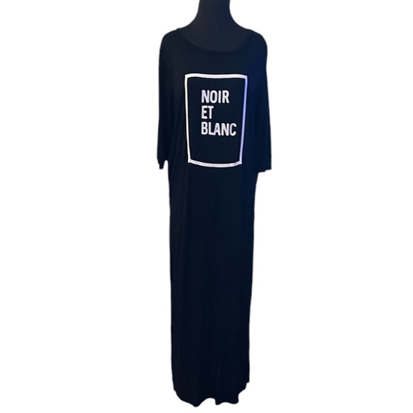 Atmosphere Dresses & Skirts - Atmosphere Black Maxi Graphic Women's Dress, Size 14 (NWOT)